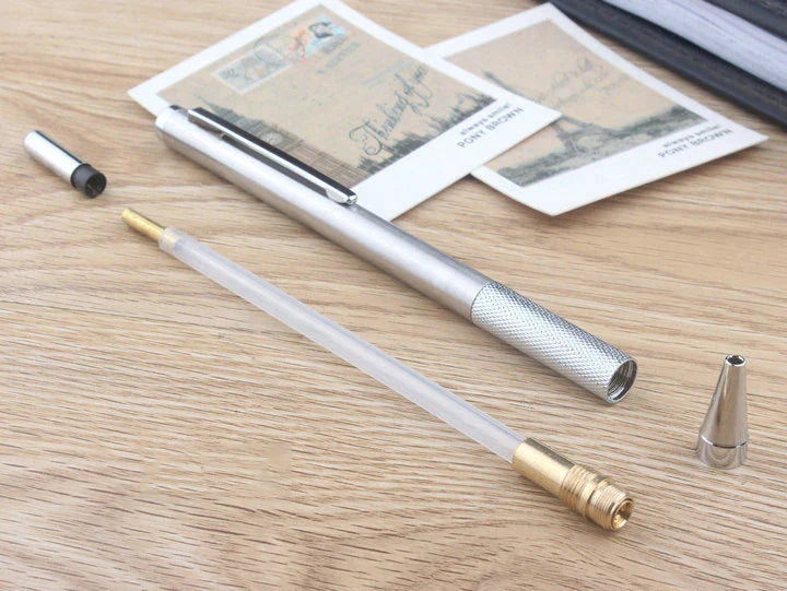 Full Metal Mechanical Pencil Set — 0.3–2.0mm Automatic Pencils for Art, Drawing & School