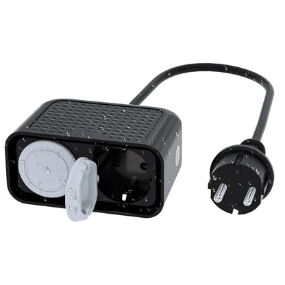 EU WiFi Smart Outdoor Power Socket — Waterproof IP44, Remote Control, Alexa & Google Assistant Compatible