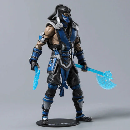 Scorpion & Sub-Zero Mortal Kombat 7" Action Figures – Exclusive Series 1 Movie Collectible Toy Dolls