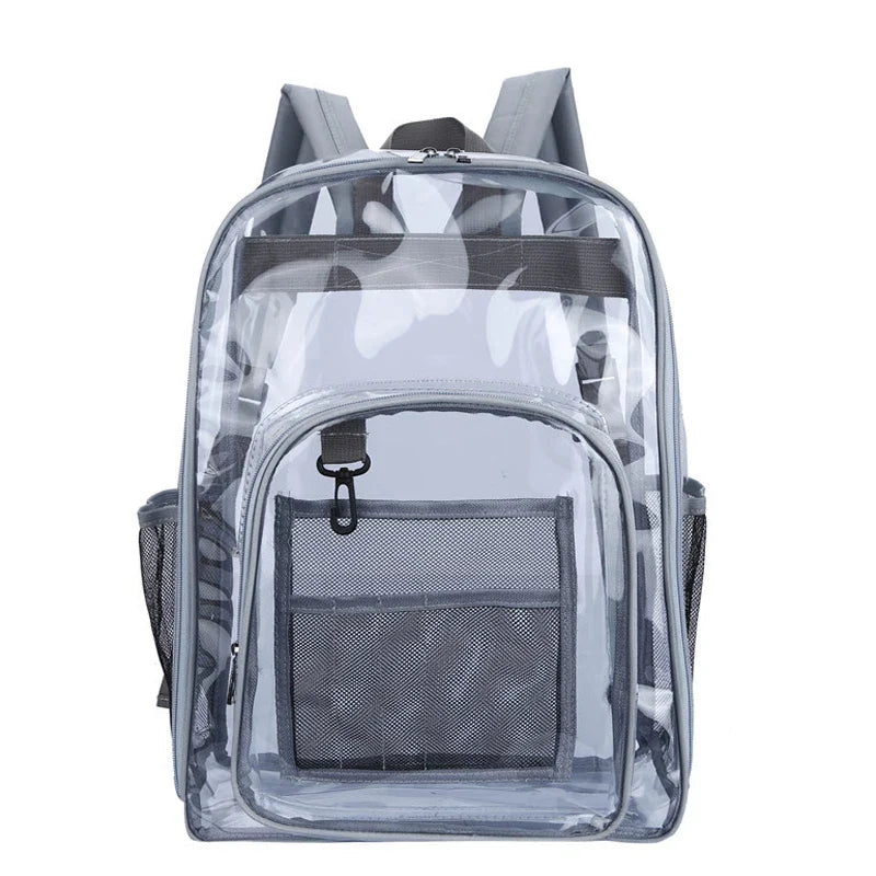 Transparent Shoulder Backpack | Unisex Large Capacity Waterproof Multifunctional Bag for Men & Women