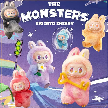 2025 Labubu V3 Generation Plush Toy – THE MONSTERS Vinyl Blind Box Series Heartbeat Macaron 3rd Edition