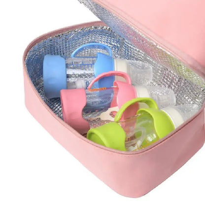 Double-Layer Breast Milk Storage Bag – Insulated Breastfeeding Cooler for Fresh Preservation, Maternity Pump Travel Bag