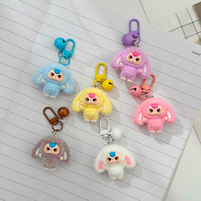 Kawaii Plush Keychain – Cute Aesthetic Bag Charm for Women, Wedding & Party Gifts