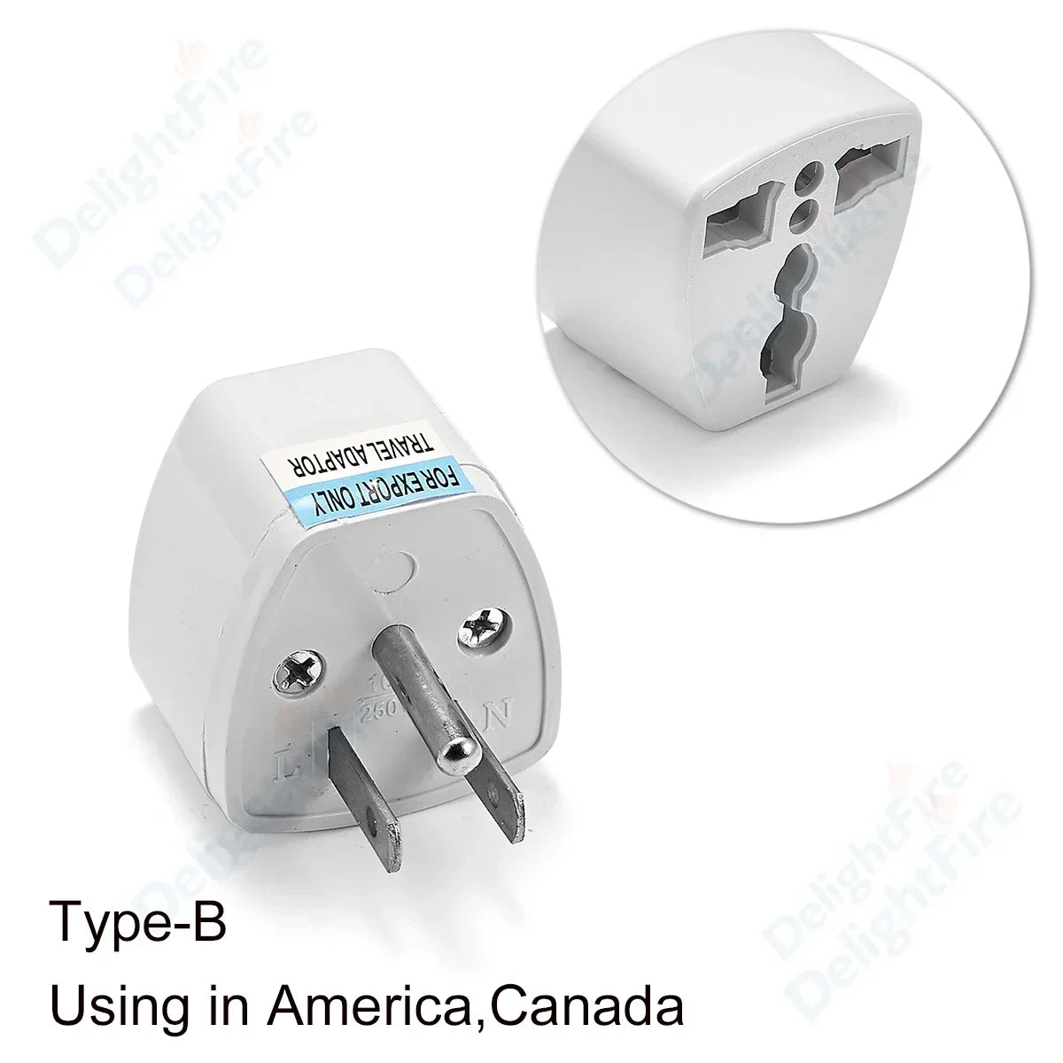 KR Plug Adapter – Multifunction Universal AU, UK, US to EU Type E/F Electrical Socket for France & Spain Travel