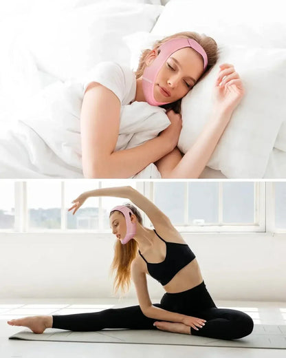 Women’s V-Line Face Slimming Band – Chin & Cheek Lift Face Lifting Bandage for Facial Massage & Skin Care