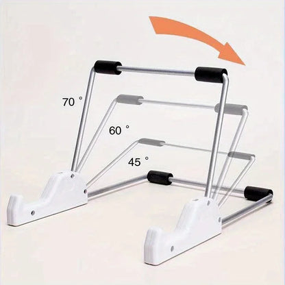 Multi-Functional Foldable Tablet Stand – Lightweight Adjustable Laptop & Tablet Holder, Universal Device Support for Home, Office & Travel Use