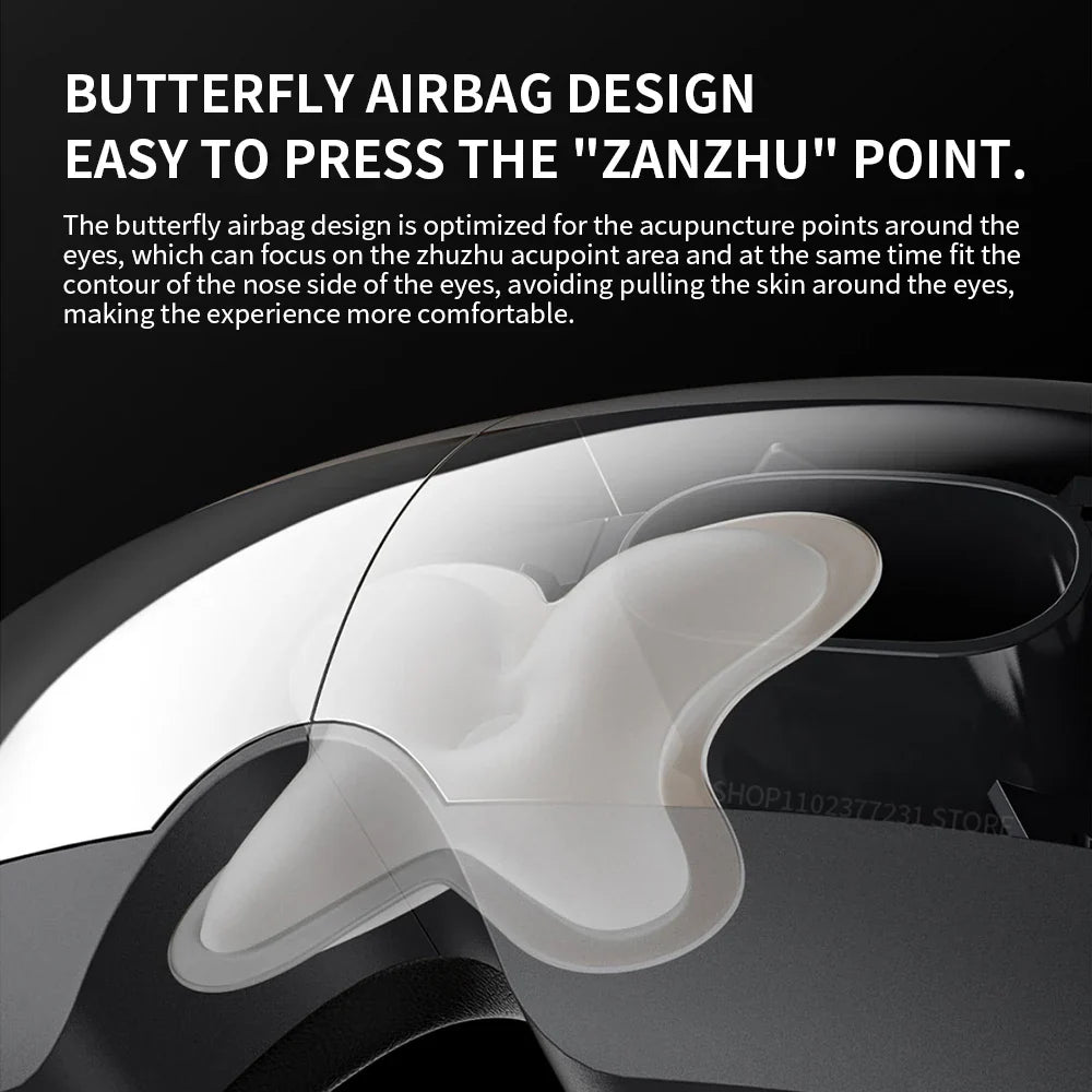 Xiaomi Mijia Smart Eye Massager – Hot Compress & Zone Massage Glasses with Mi Home App