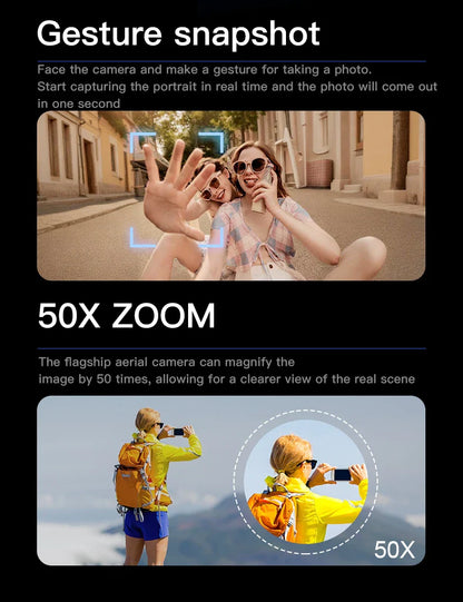 X226 Drone VR – Brushless RC Quadcopter with Dual HD Camera, Optical Flow Hover, Obstacle Avoidance, Remote Control Toy for Boys