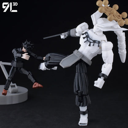 9L3D Printed Anime Action Figures — Jujutsu Kaisen Sukuna, Yuji, Yuta, Satoru Gojo Movable Mannequin Toys