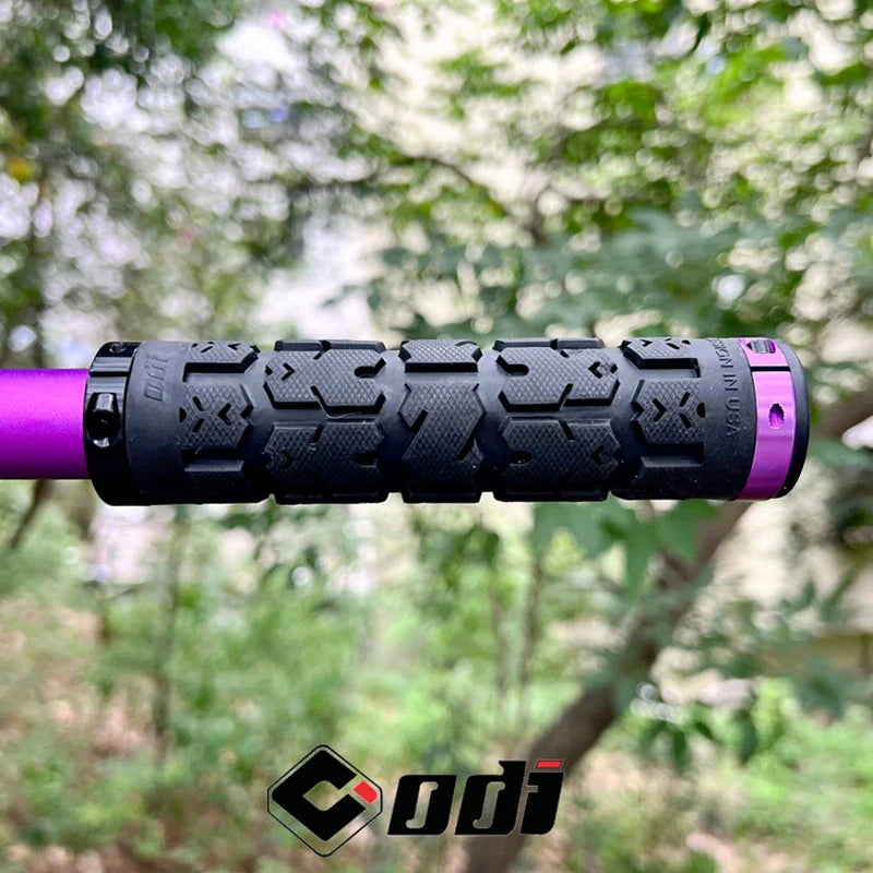 ODI RG01 Bicycle Handlebar Grips – Anti-Slip Lock-On Shock Absorbing MTB & Road Bike Grips