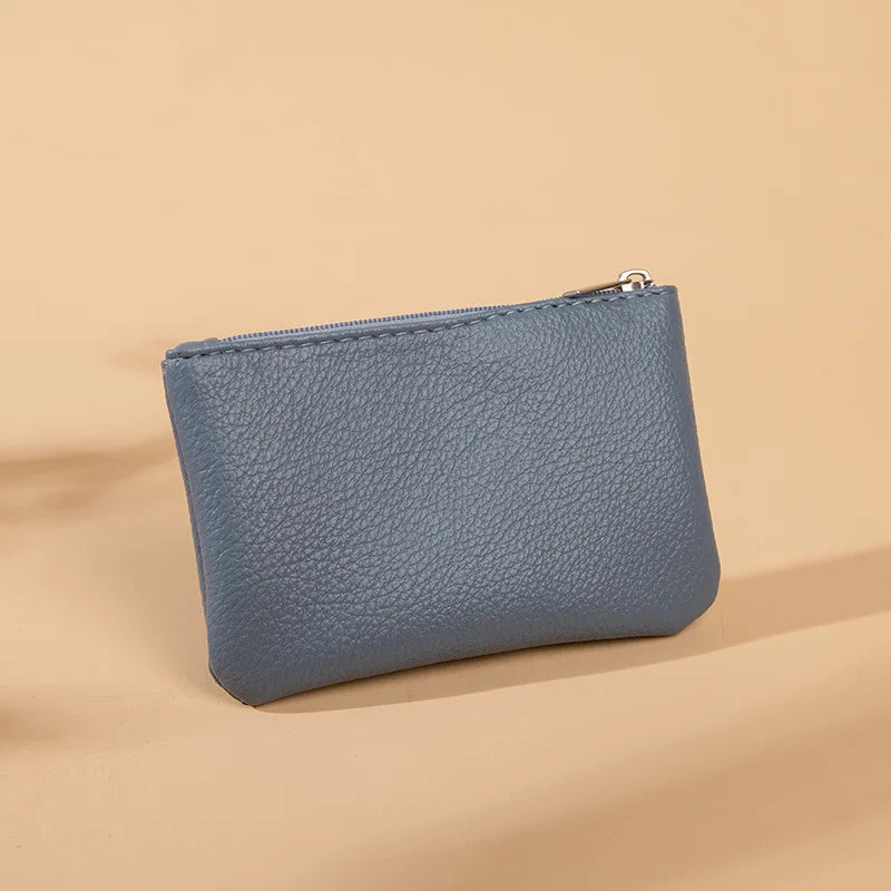 Fashion Women’s Small PU Wallet – High-Quality Zipper Card Purse & Key Storage Bag for Ladies