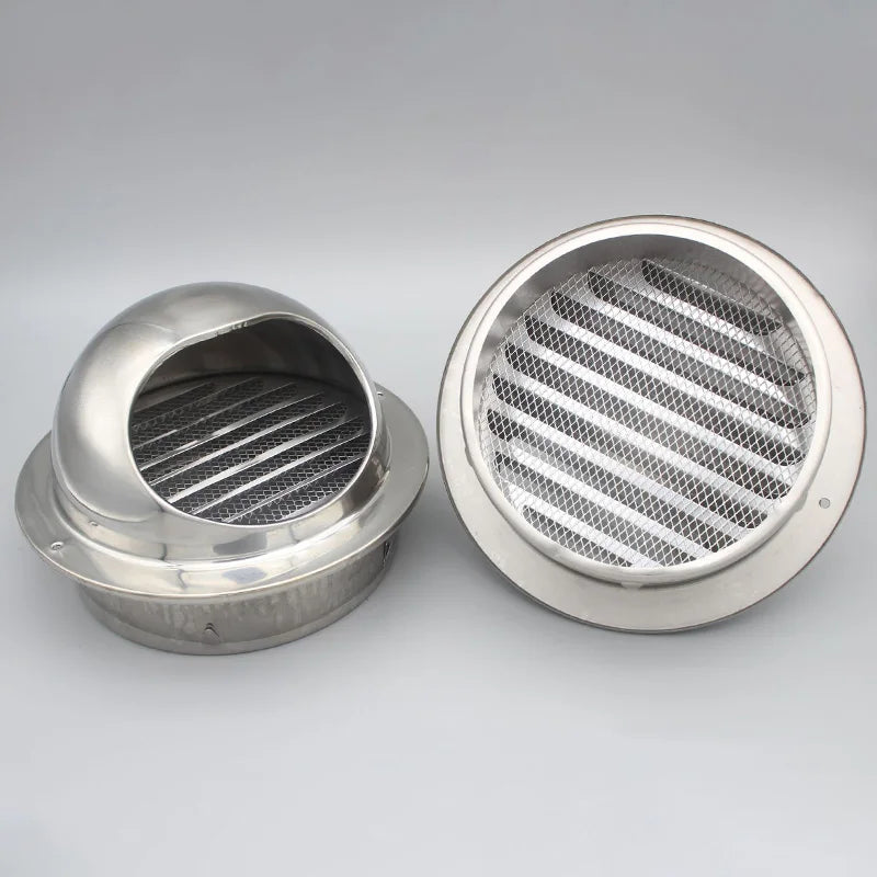 Stainless Steel Wall & Ceiling Air Vent Cover – Waterproof Exhaust Grille for Heating & Cooling