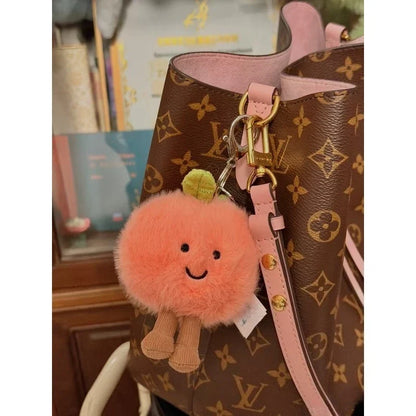 Cute Plush Bag Charm Keychain - Kawaii Soft Toy Pendant Birthday Gift for Girls