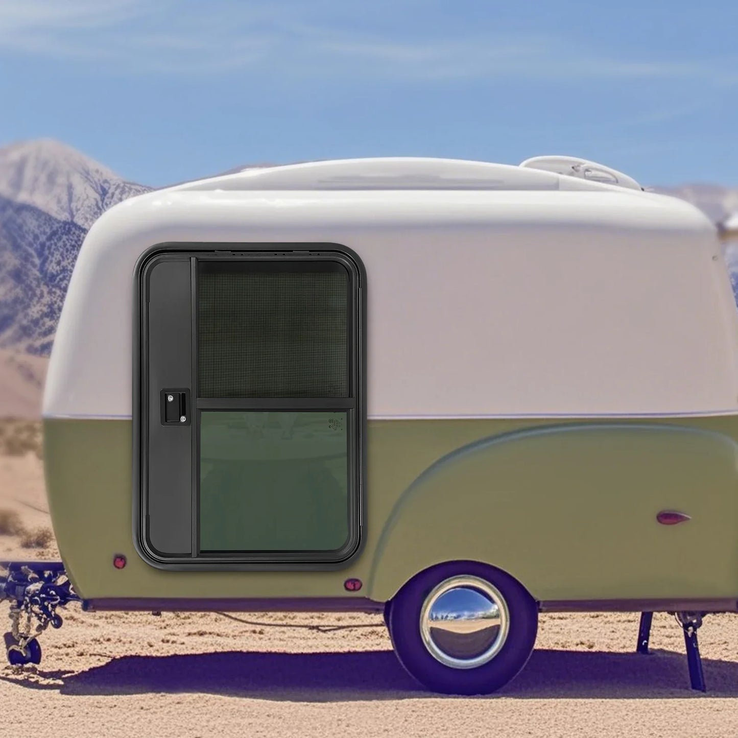 RV Camper Teardrop Trailer Entry Door - Passenger & Driver Side Replacement Door
