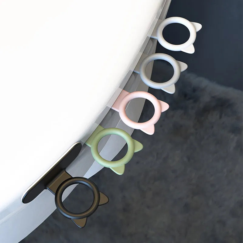 Toilet Seat Lifter - Multifunctional Toilet Lifting Device to Avoid Touching - Ring-Shaped Pot Seat Lifter WC Accessory