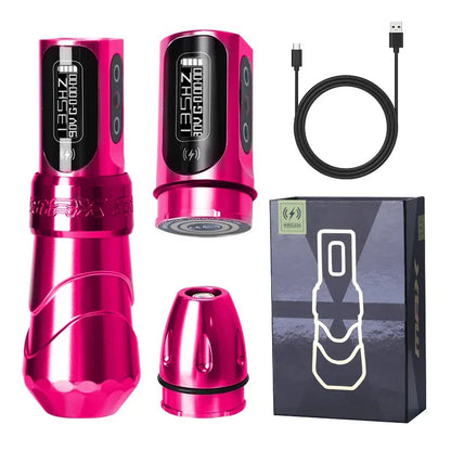 YILONG MAX Tattoo Machine Cartridge Pen – 2400mAh Coreless Motor Lithium Battery Pen Kit for Tattoo Artists