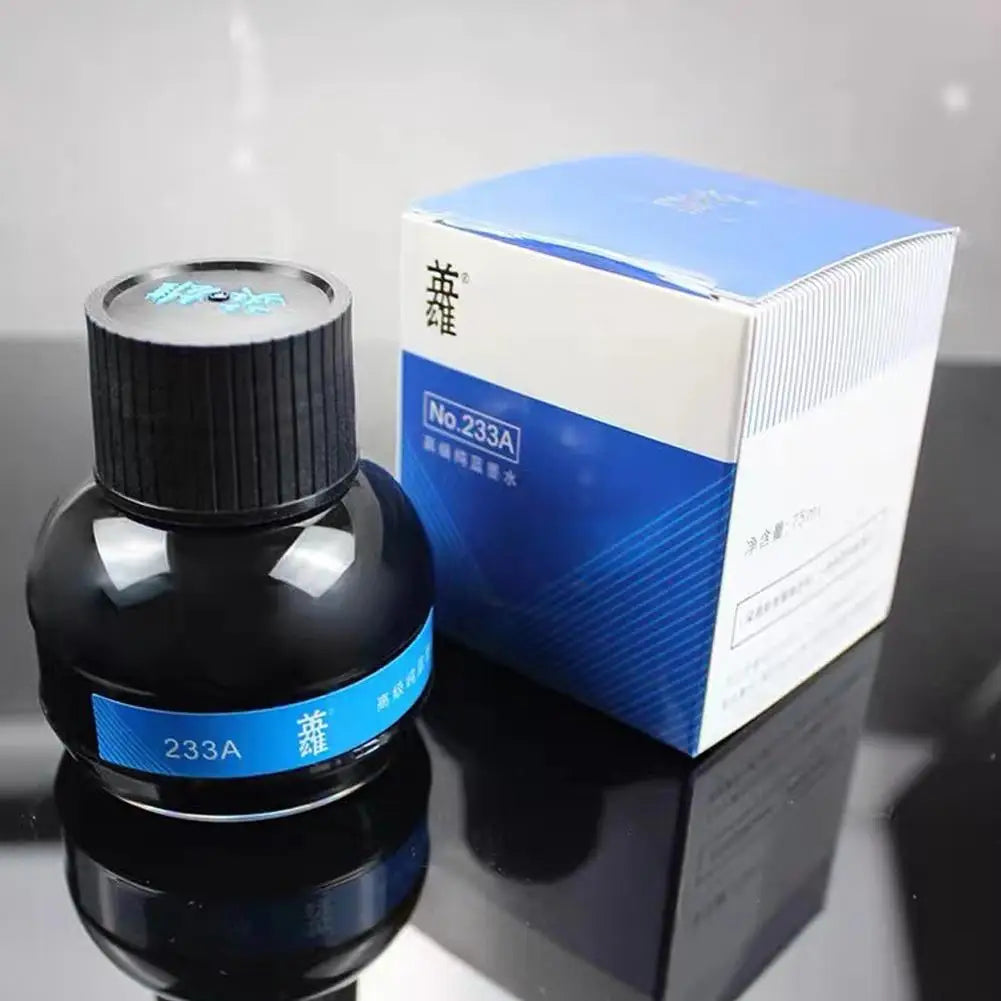 YingXiong Black 70ml Fountain Pen Ink – High-Quality Calligraphy & Writing Stationery Refill