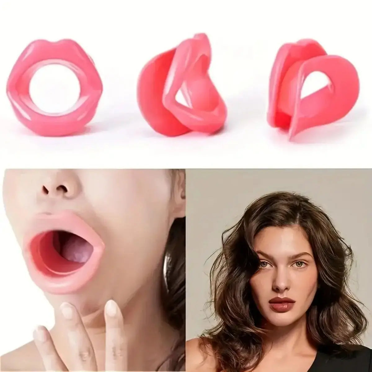 Silicone Lip Corrector & Face Trainer – Portable Beauty Tool for Women