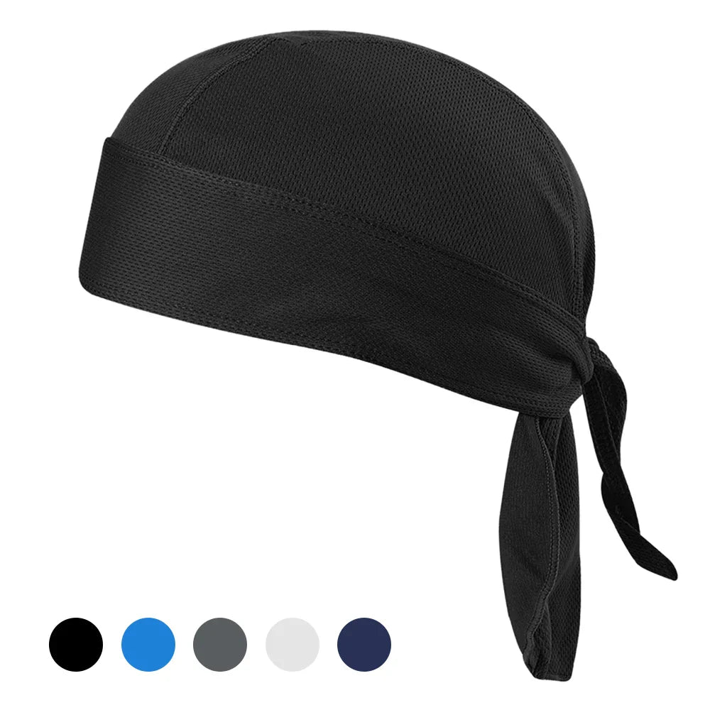 Bicycle Cycling Headband — Sweat-Wicking, Quick-Dry Sun-Protective Headscarf Bandana for Outdoor Sports