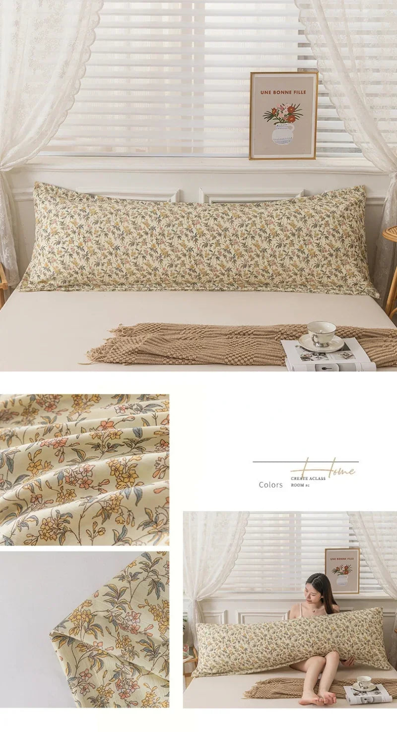 Skin-Friendly Couple Pillowcase – Cozy Polyester Hugging Pillow Cover, Large 120/150/180cm