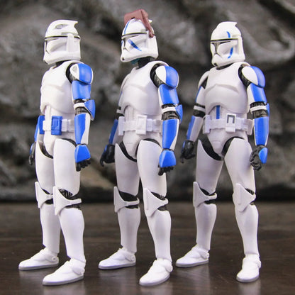 Star Wars 6" Action Figures – 501st Legion ARC & ARF Troopers, Rex, Jesse, Bane, Denal, Tup, Dogma Clone Toy
