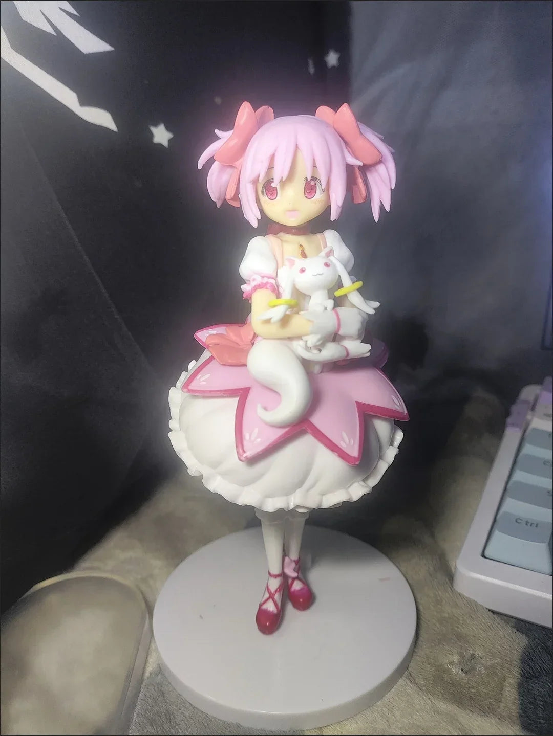 18cm Puella Magi Madoka Magica Kaname Madoka Action Figure – Magical Girl Model Doll for Christmas Gift & Decoration