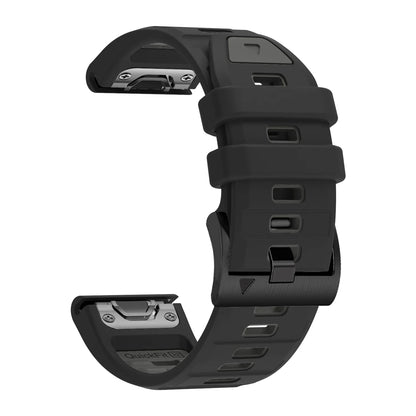 QuickFit Silicone Watch Strap – 22/26mm Band for Garmin Fenix 8/7/6/5, Epix Pro, Instinct 2, Enduro 3