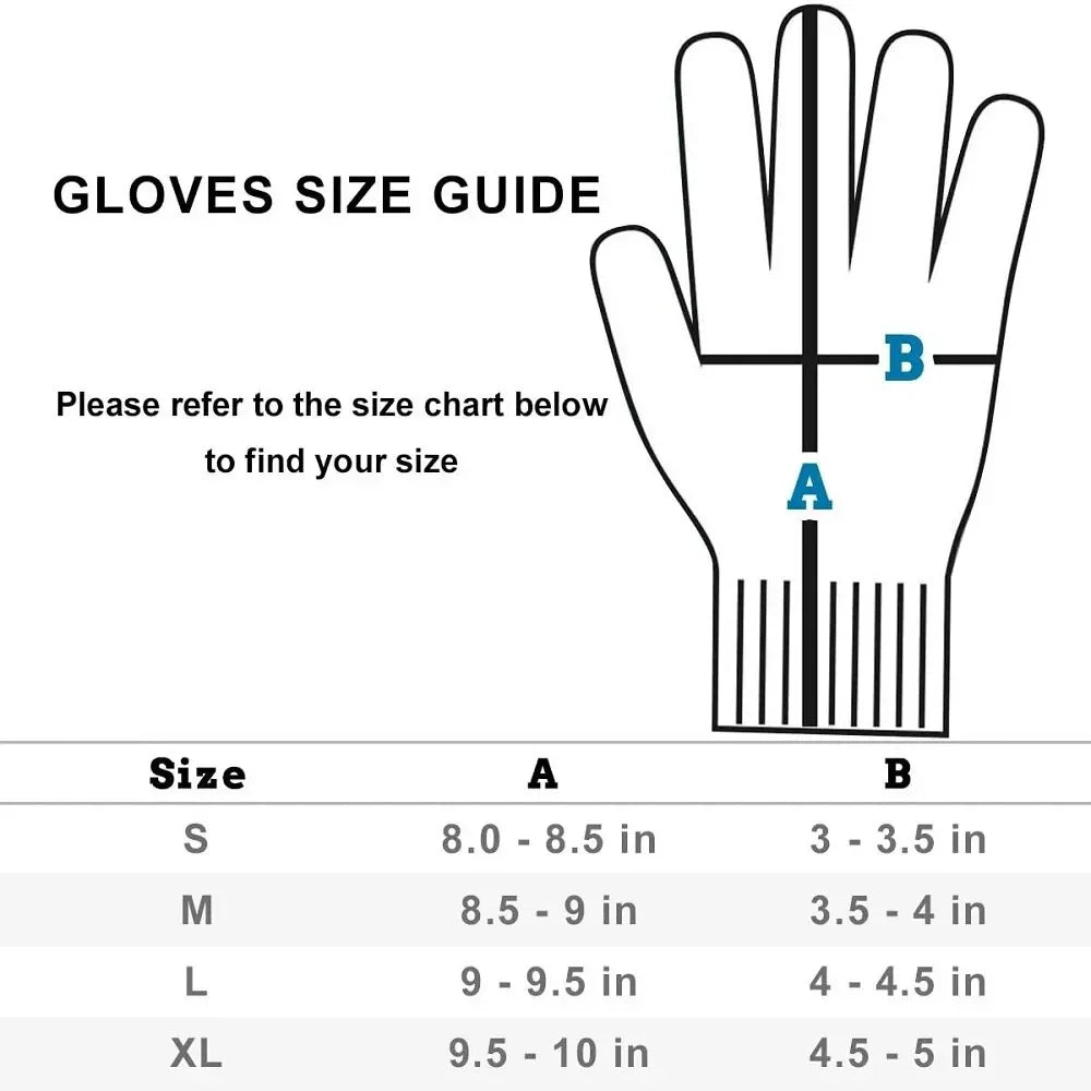 Grade 5 Cut Resistant Gloves – HPPE Safety Gloves for Kitchen, Glass Cutting & Gardening Protection
