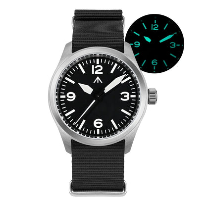 Militado ML08 Vintage Quartz Watch – VH31 Movement, Sapphire Crystal, 10Bar Waterproof, BGW9 Luminous Stainless Steel Men’s Watch