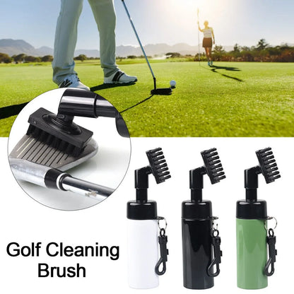 Golf Club Groove Cleaner Brush – Automatic Leakproof Spray Bottle with Professional Portable Cleaning Kit