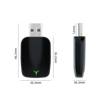 New 2-in-1 Wired to Wireless CarPlay & Android Auto Adapter – Smart Box with 5GHz WiFi, Fast Plug & Play Connection