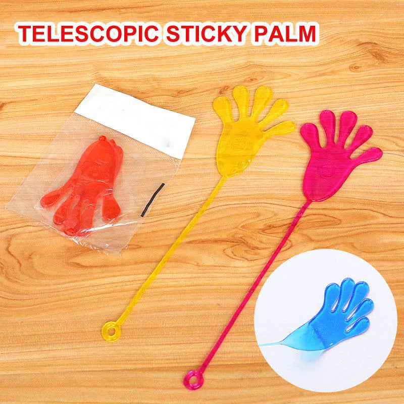 5-50 Pcs Kids Funny Sticky Hands Toy - Elastic Sticky Squishy Slap Palm Toy, Novelty Gift for Party Favors