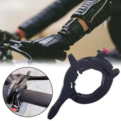 Motorcycle Cruise Control Throttle – High Grade Aluminum Lock Assist Retainer, Universal Wrist Grip Handlebar