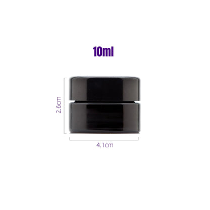 Airtight UV Glass Jar — Smell-Proof 1/2oz-1L Container with 2-Way 62% Humidity Pack to Keep Goods Fresh