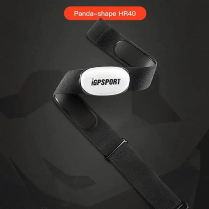 HR40 Dual Frequency ANT+ Bluetooth Heart Rate Monitor Belt – Fitness Running Speedometer for Bike Computer