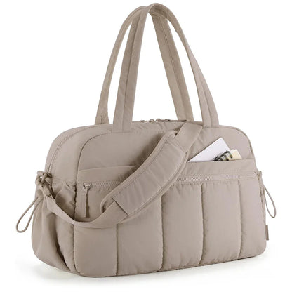 Women's Travel Duffel Bag - Waterproof Luggage with Dry Wet Separation, Gym & Weekender Bag, Cabin Bag