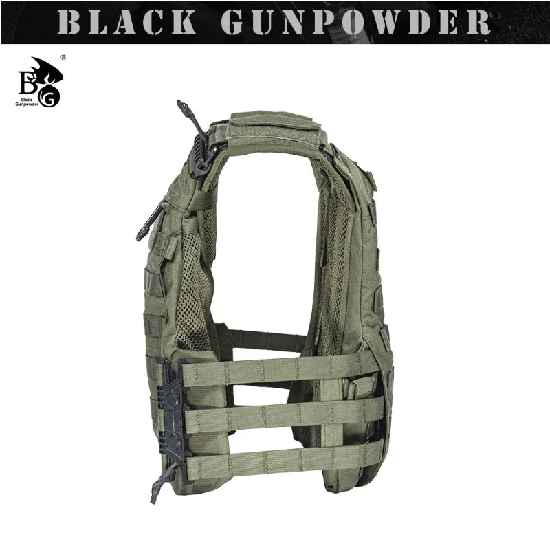 1000D Tactical Lightweight Vest – Anti-Infrared Flame Retardant Quick-Detach Compact Gear Vest