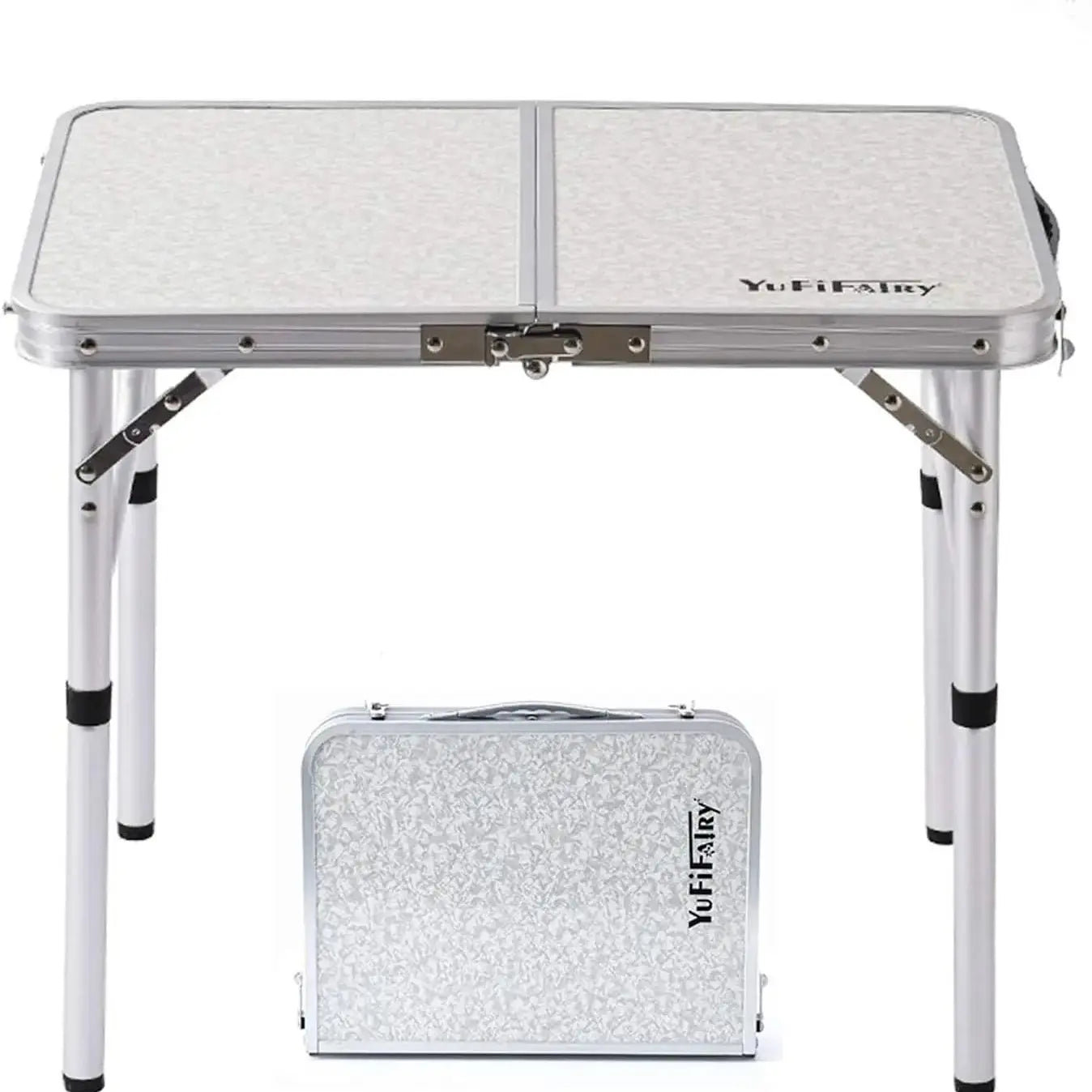Outdoor Portable Foldable Table – Ultralight Aluminum Camping & Picnic Table with High Bearing Capacity for Nature Hikes