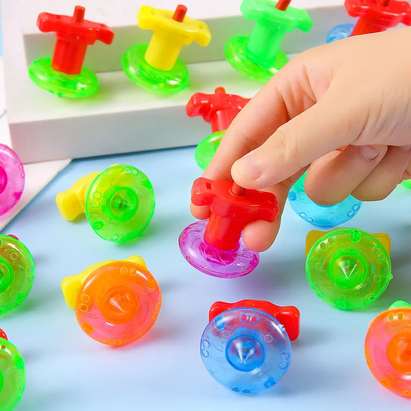 12/20pcs Mini Torsion Gyro Spinning Toys – Kids Party Favors, Christmas Gifts & Classroom Reward Prizes