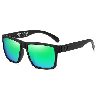 2024 New Heat Wave Luxury Polarized Sunglasses – Square Conjoined Lens, UV400 Protection for Men & Women