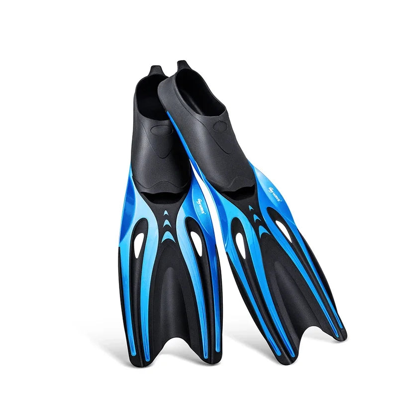 Professional Adult Swimming & Diving Fins – Flexible Non-Slip TPR Rubber Snorkeling Flippers for Water Sports & Beach