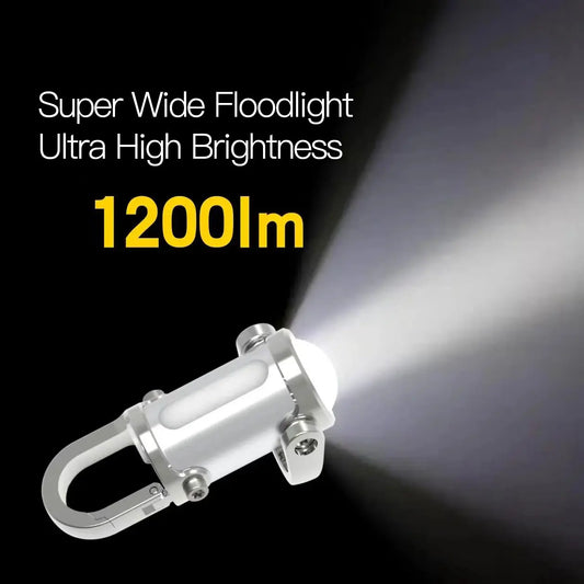 Outdoor Mini Flashlight – 1200lm Portable Type-C Rechargeable Light with 1000mAh Battery & Waterproof Design