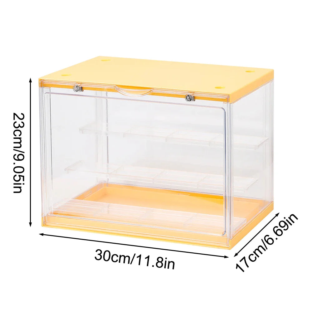 Blind Box Display Rack – Acrylic Bubble Mat Storage Cabinet, Dustproof Doll & Figurine Display Box