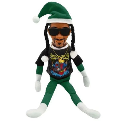 12” Snoop Dogg “Snoop on a Stoop” Christmas Elf Plush Toy – Includes Elf T-Shirt, Sunglasses & Necklace
