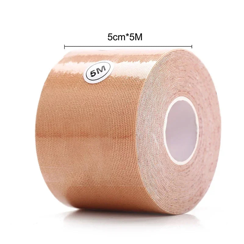 5M Invisible Breast Lift Tape for Women – Push Up Adhesive Bra Roll & Nipple Covers Pasties