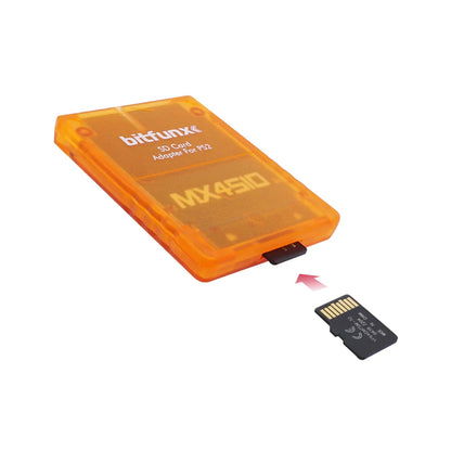 Bitfunx MX4SIO SIO2SD Adapter – MicroSD Game Card Reader for PS2 Sony PlayStation 2 Consoles