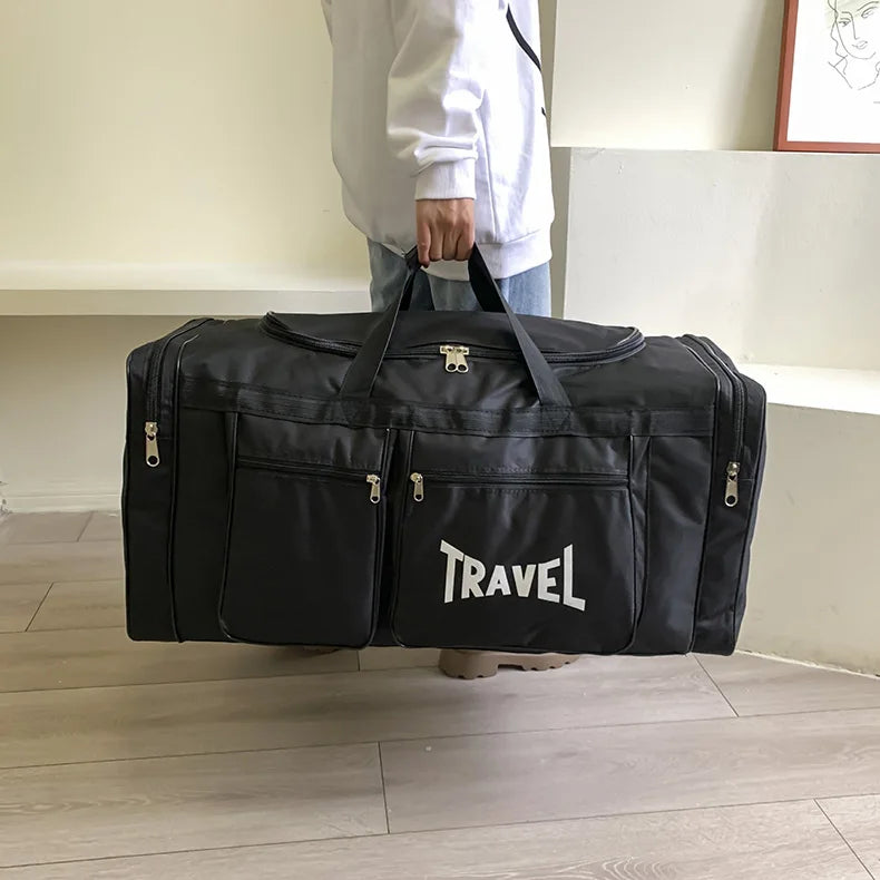 Foldable Travel Bag Y36A – Large Capacity Waterproof Business & Sports Duffel, Wear-Resistant Portable Handbag