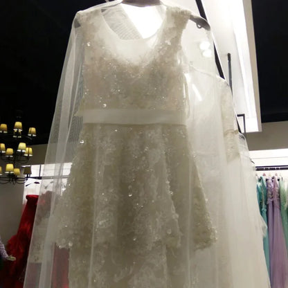 High-Grade 2M/2.5M Soft Tulle Wedding Dress Dust Cover — Breathable Mesh Garment Protector for Wedding Gown & Tuxedo