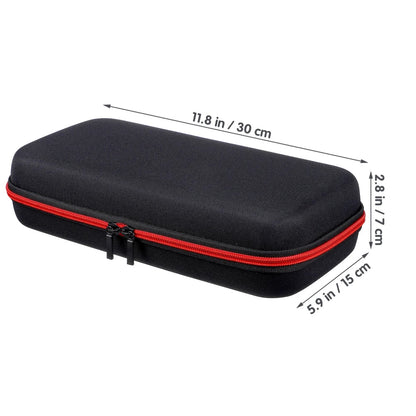 Portable EVA Wireless Microphone Storage Case – Shockproof Hard Carry Bag with Cable & Accessory Organizer