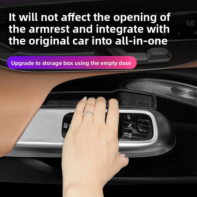 Mercedes-Benz W214 E-Class Door Storage Box Organizer – Compatible with E260/E300 2024+ Interior Car Storage Upgrade Accessory
